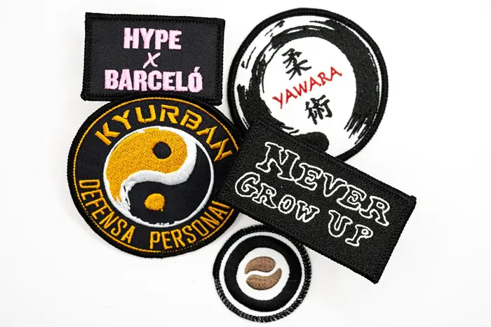 Parches bordados para clubes de artes marciales y defensa personal